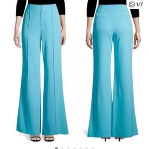 Alice + Olivia Vibrant Teal Wide Leg Pants